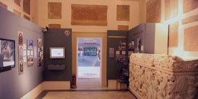 L'interno della mostra presso i Musei Capitolini.