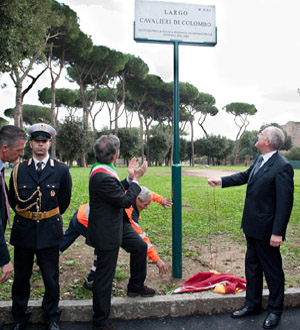 il Sindaco Alemanno ed il Prof. Carl A. Anderson