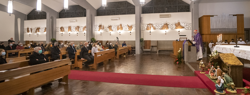 Santa Messa Natalizia dei Cavalieri di Colombo al Centro Sportivo PIO XI