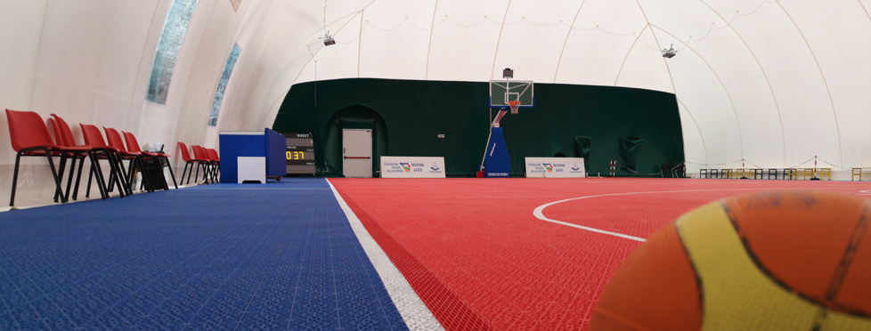 Cavalieri di Colombo Vis Nova campo di basket San Lorenzo