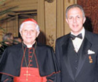 Carl A. Anderson e il Cardinale Ratzinger