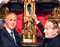 Carl A. Anderson e il Cardinale Andrea Cordero Lanza di Montezemolo.
