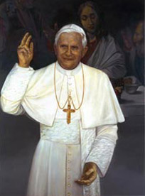 Ritratto del Santo Padre Benedetto XVI.