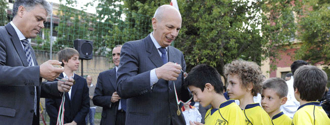 Premiazione del XXIV Torneo calcistico Conte Enrico Pietro Galeazzi