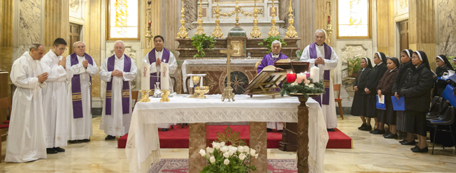 Santa Messa Natalizia Cavalieri di Colombo a Sant'Anna in Vaticano