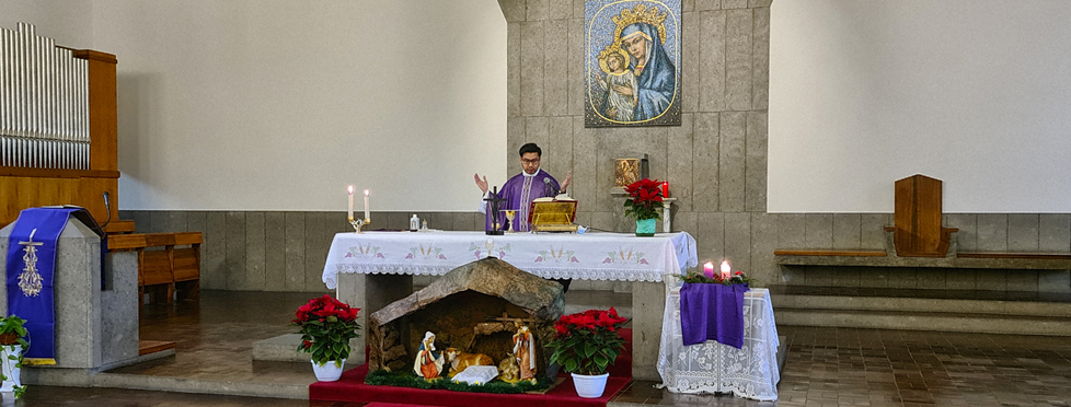 Santa Messa Natalizia dei Cavalieri di Colombo al Centro Sportivo PIO XI