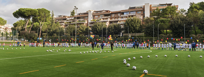 Nuovo campo da calcio a 11 al Centro Sportivo PIO XII Primavalle