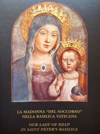 Papa Francesco riceve il volume sul restauro della Madonna del Soccorso dal Cavaliere Supremo Carl A. Anderson in udienza privata