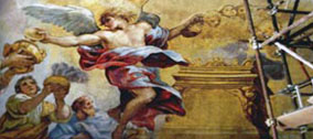 Mosaico nella Cupola della Cappella del SS. Sacramento